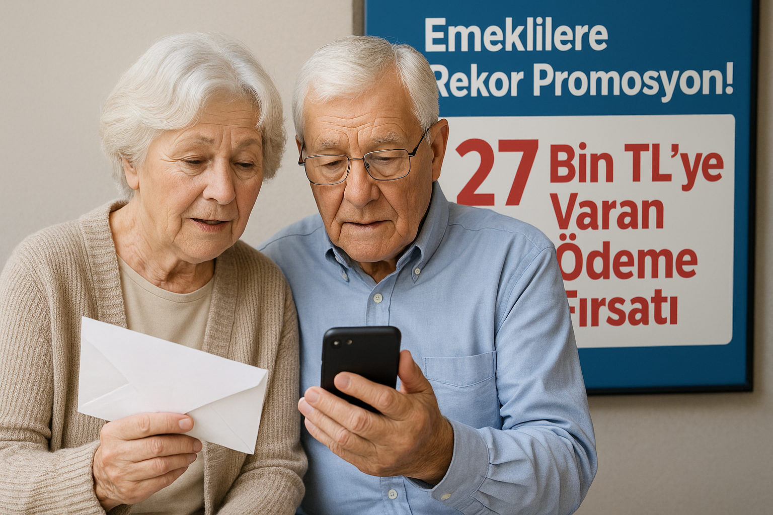 Emeklilere Rekor Promosyon! 27 Bin TL'ye Varan Ödeme Fırsatı